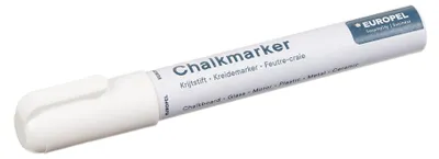 Immagine prodotto di EUROPEL 356505 Marcatore a gesso EUROPEL 6 mm, blister da 1, bianco