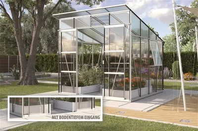 Obrázek produktu pro Vitavia "Playa 7600" hliníkový skleník 7,6 m² 3 mm tvrzené bezpečnostní sklo, 6 mm HKP