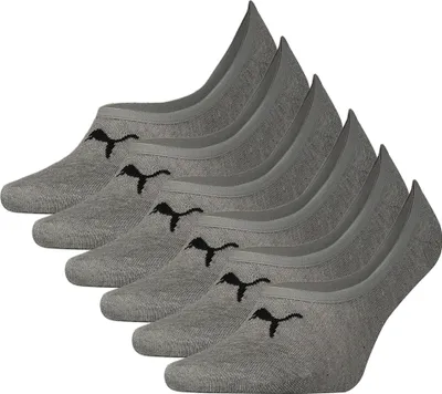 Produktbild von PUMA Uni Füßlinge, 6er Pack - Footie, einfarbig Grau EUR 39-42