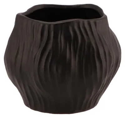 Produktbild von DK Design Blumentopf Multan - -Modell - schwarz - 13x11 cm