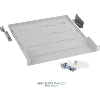 Obrázek produktu pro Triton Shelf with perforation 1U 750mm, Krém, Šedá