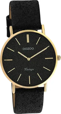 Imagen del producto de Reloj de pulsera para mujer Oozoo, color , analógico, serie Vintage, correa de cuero, modelo D2UOC20204