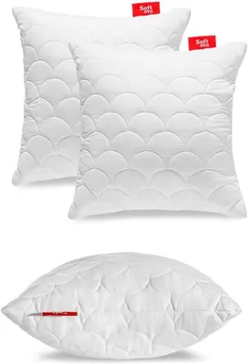 Produktbild von SOFTIMI | Antiallergisches Kissen 2er Set 40x50 cm | Hochwertiger Komfort für besseren Schlaf