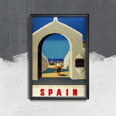 Produktbild von Poster - Canvas - Leinwand - 29,7 cm x 42 cm - Spanien