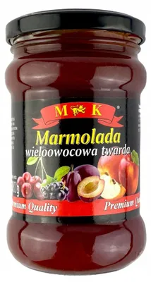 Zdjęcie produktu dla Marmolada owocowa twarda 380g MK