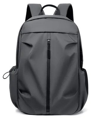 Immagine prodotto di Zaino da trekking impermeabile, da 14 pollici, per laptop, unisex, grigio
