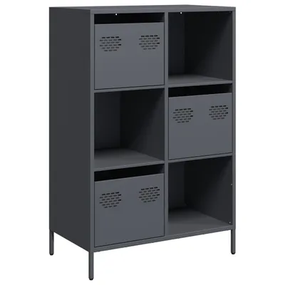 Immagine prodotto di Credenza Antracite 68x39x103,5 cm Acciaio