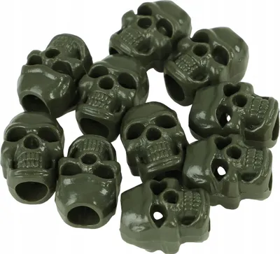Produktbild von KORDELSTOPPER Ersatz-Set mit 10 Kordelstoppern - oliv