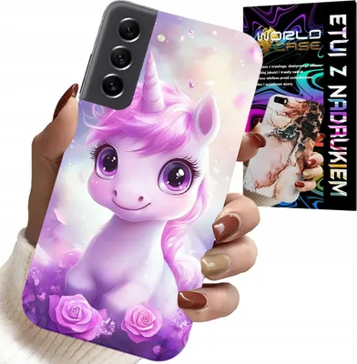 Zdjęcie produktu dla Etui Do Samsung Galaxy S21 - Słodki Jednorożec, Wzory Dla Dzieci Case