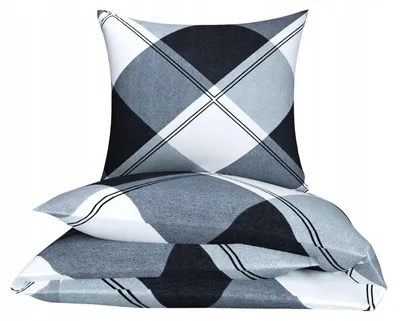 Produktbild von Nyks Baumwolle Bettwäsche 160x200 geometrisch Muster 309sza