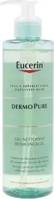 Produktbild von Eucerin DermoPure, Reinigungsgel, Unisex, Empflindliche Haut, Reinigend, Schutz, Aqua, Sodium Cocoamphoacetate, Propylene Glycol, Sodium Laureth Sulfate, Sodium Chloride, Citric..., Use the cleansing gel as a first step in your skin care routine - preferably twice daily:morning...