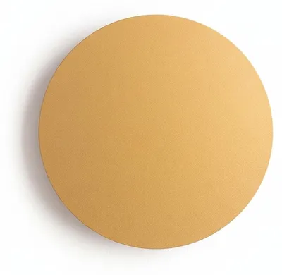 Obrázek produktu pro Nástěnné svítidlo LED kovové kulaté Ø 15 cm v barvě zlaté matné teplé bílé světlo 3000 K 60 lm Moderní, Obrázek vytvořený pomocí AI