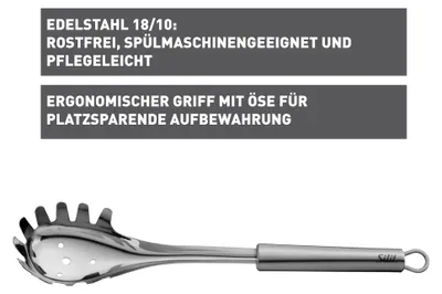 Obrázek produktu pro SILIT Classic Line, lžíce na těstoviny, 32 cm, nerezová ocel