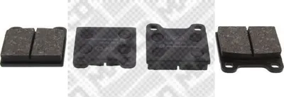 Produktbild von MAPCO 6298 Bremsbeläge Satz Hinten für VOLVO V70 I (875, 876) 850 Kombi (855) 940 II Kombi (945) 940 Kombi (945) 240 Kombi (P245)