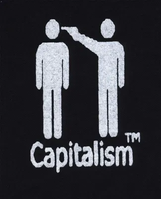 Produktbild von Capitalism - Aufnäher