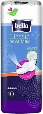 Zdjęcie produktu dla Bella Classic Nova Maxi Podpaski, 10 sztuk