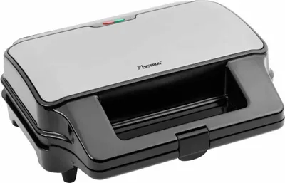 Produktbild von Bestron Antihaftbeschichteter 3-in-1 Sandwich-Kontaktgrill, 900 W, Schwarz