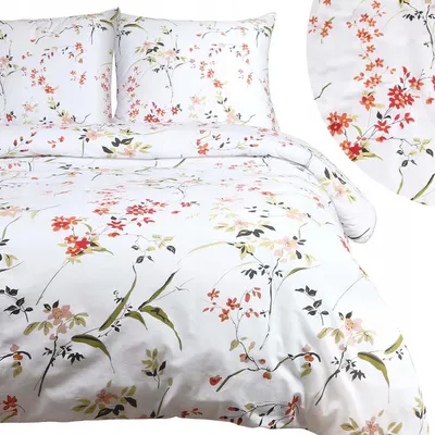 Produktbild von Darymex Baumwollelove Baumwoll-Bettwäsche 140x200 Blumen Blätter
