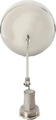 Produktbild von Schwimmerventil Wasser - DN50 - G 5,08 cm Außengewinde - Messingkörper - Schwimmkugel Edelstahl - Für Wassertank - Silber