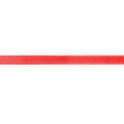 Obrázok produktu pre Saténová stuha, 4 m x 6 mm, červená