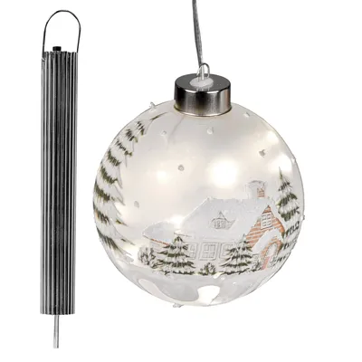 Produktbild von Dekokugel weiße Weihnachten formano
