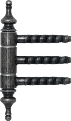 Produktbild von Einbohr-Zierband 3-teilig, mit Aushängesicherung, ø 18 mm, Eisen schwarz Antik