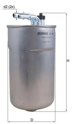 Obrázok produktu pre Palivový filter KNECHT KL 792