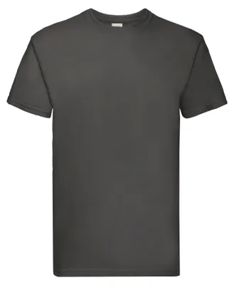 Image de Fruit of the Loom - T-shirt « Super Premium » pour hommes/femmes Unie LT1780 (S) (gris clair uni)