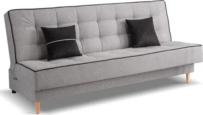 Produktbild von xonox.home Bono Schlafsofa 3 Sitzer hellgrau B/H/T: 199x91x91cm
