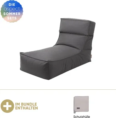 Produktbild von Blomus Outdoor-Lounger -STAY- inkl. GRATIS Schutzhülle Coal