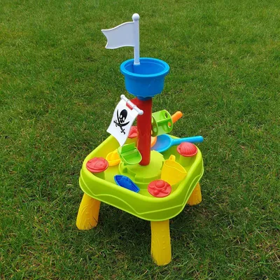 Produktbild von Klein Kinder Wassertisch Spieltisch Sandkasten Strand Sandtisch Garten Spielzeug