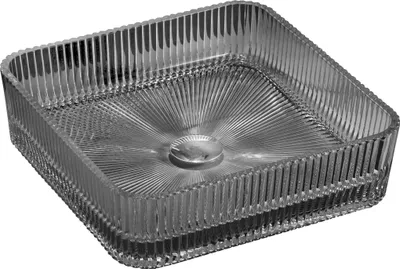 Produktbild von Mexen Nira Glas-Waschtischschüssel 39 x 39 cm, schwarz - 24203970