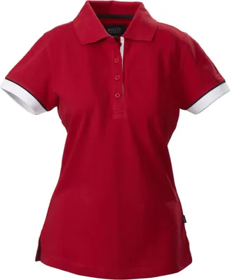 Produktbild von Damen Poloshirt Antreville aus 100% Baumwoll-Piqué, 240 g/m², mit Kontrastdetails