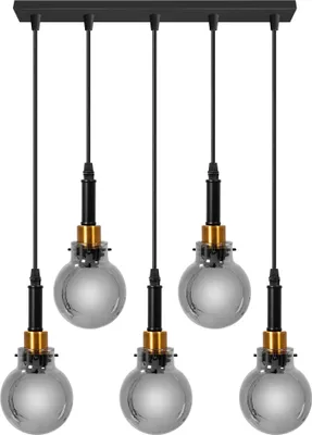 Obrázok produktu pre Závesné svietidlo tooLight APP1126-5CP BLACK GOLD