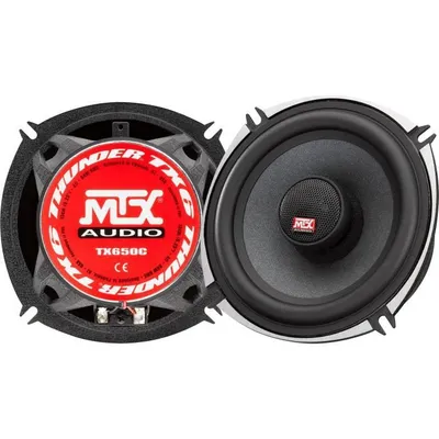 Produktbild von MTX TX650C 13 cm 2-Wege-Koaxiallautsprecher 80 W RMS 4O Aluminiumgehäuse Neodym-Hochtöner Seidenkuppelspule TSV TIL