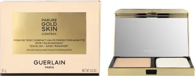 Produktbild von Guerlain Parure Gold Skin Control, Kompaktes Gehäuse, Pulver, Jeder Hauttyp, Aufhellend, Aufpolsterung, Glättend, Licht, Neutral