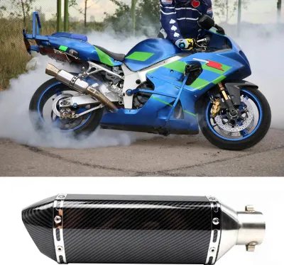 Produktbild von Motorrad-Auspuffrohr hinten, Edelstahl, rostfrei, hochtemperaturbeständig, passend für 51 mm