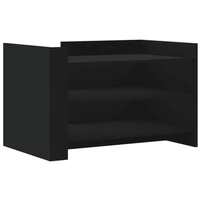 Obrázek produktu pro Konferenční stolek černý 80 x 50 x 50 cm kompozitní dřevo