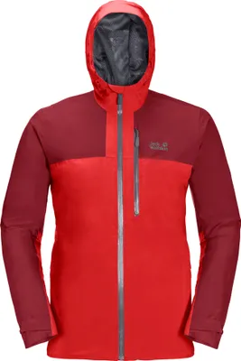 Sangria Jack Wolfskin Weste Rot Jack Wolfskin Routeburn Pro Ins
