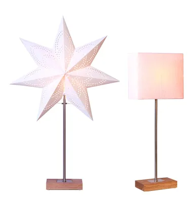 Produktbild von Best Season Standleuchte"Combi-Pack" ca.67 x 43  o. 52 x 20 cm, Metall/Papier, beige, 239-05