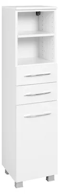 Produktbild von Basera Badezimmer Midischrank Ondine 30 cm breit, weiß