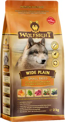 Produktbild von Wolfsblut WB764522, Adult, Mini (≤4 kg), Pferd, Süßkartoffeln, 2 kg, Gluten-frei