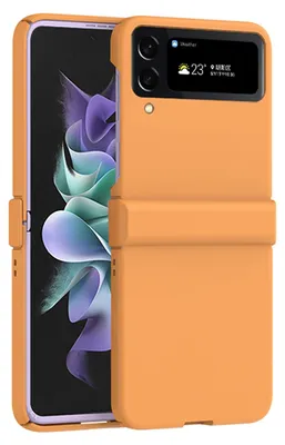 Produktbild von Für Samsung Galaxy Z Flip4 Dreiteiliges Macaron-Set Handyhülle Schutz Cover