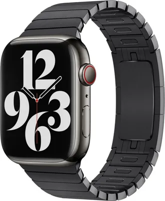 Produktbild von Apple MJ5H2ZM/A, Band, Smartwatch, Schwarz, Apple, Edelstahl, 38 mm