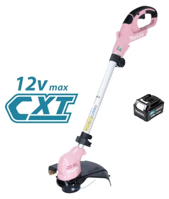 Obrázok produktu pre Makita UR 100 DZP Akumulátorový vyžínač 12 V max. 260 mm ružový Solo - bez batérie, bez nabíjačky