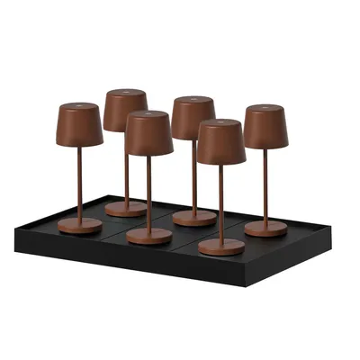 Produktbild von Set Mit 6 Tischlampen Mit Fuß KELLY MINI h22cm