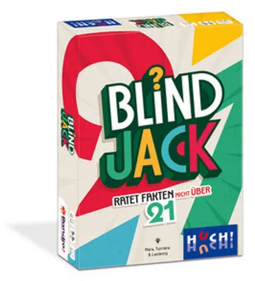 Produktbild von HUCH!, Blind Jack, Schätzspiel mit besonderem Kniff, Spannendes Spiel für 2 Teams, Perfekt für Zwischendurch und Unterwegs, Für 2–12 Spieler ab 10 Jahren