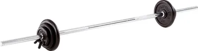 Produktbild von Sport-Thieme Langhantel-Set 27,5 kg, gummiert