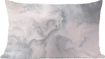 Produktbild von MuchoWow® Zierkissen Sofakissen Wohnzimmer Dekokissen 60x40 cm Wolken - Abstrakt - Malen - Kopfkissen - Polster mit Foto