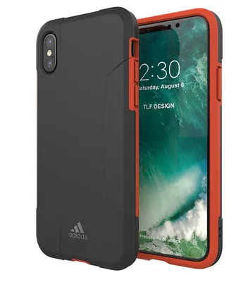 Produktbild von Adidas 29600, Cover, Apple, iPhone X, 14,7 cm (5.8"), Schwarz, Rot